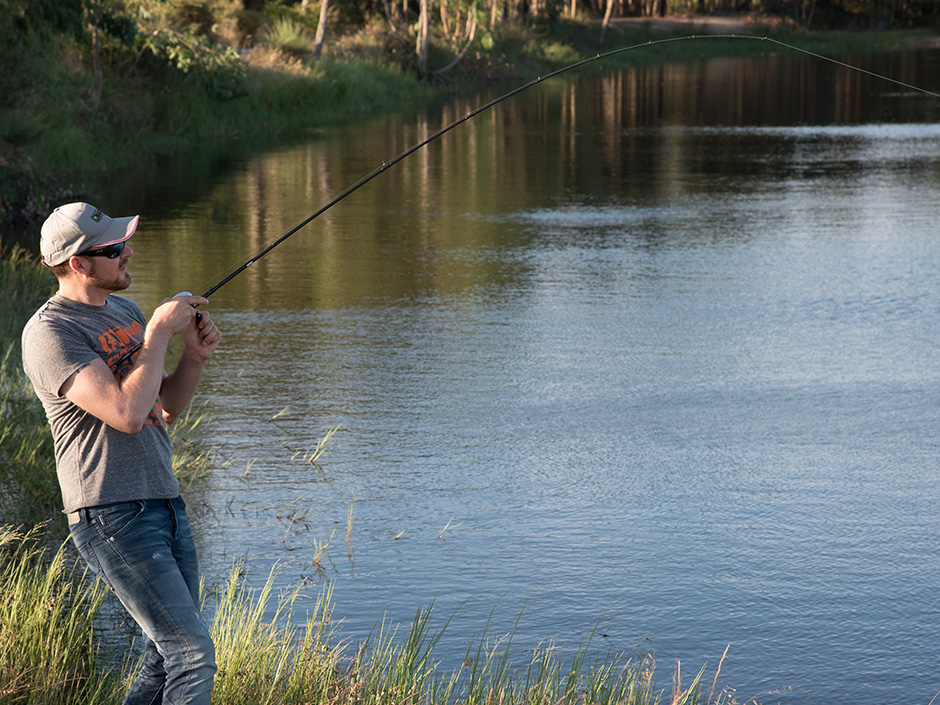 Angeln mit Baitcaster