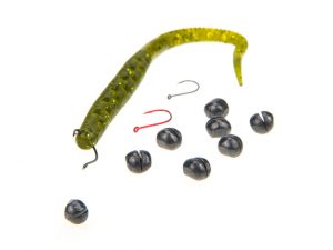 Split Shot Rig: Angeln mit Finesse-Montagen Split-Shot-Rig
