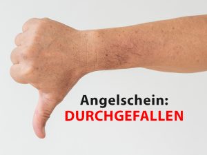 Kann man beim Angelschein durchfallen? Allees, was du wissen musst Angelschein-nicht-bestanden