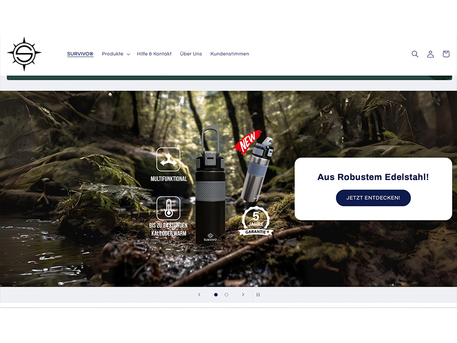 Survivo-Online Webshop
