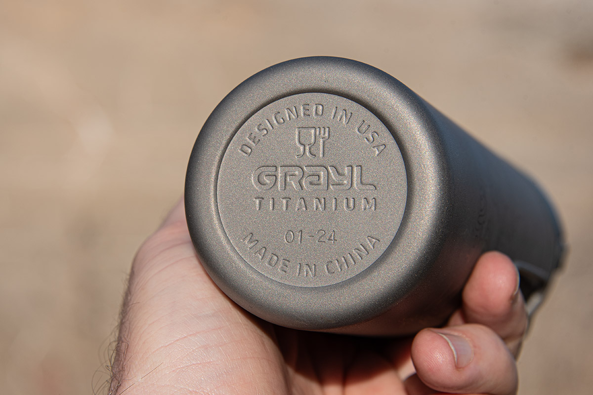 Grayl-Titanium-Flasche Huelle